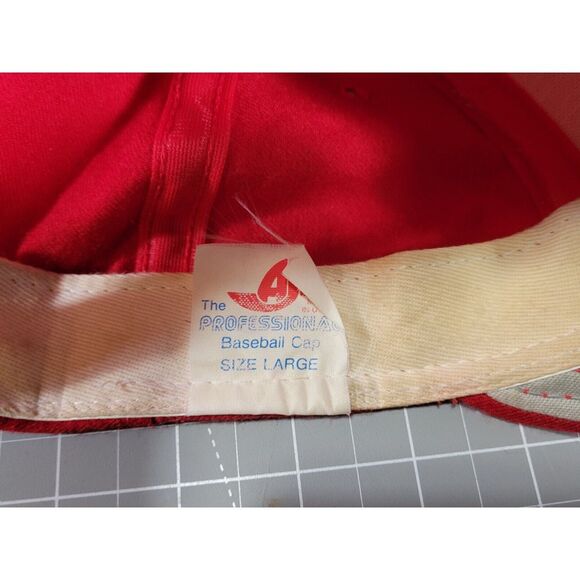 Vintage San Francisco 49ers STAFF Hat ADJ Snapback NFL Authentic Pro Line Large - Picture 7 of 7